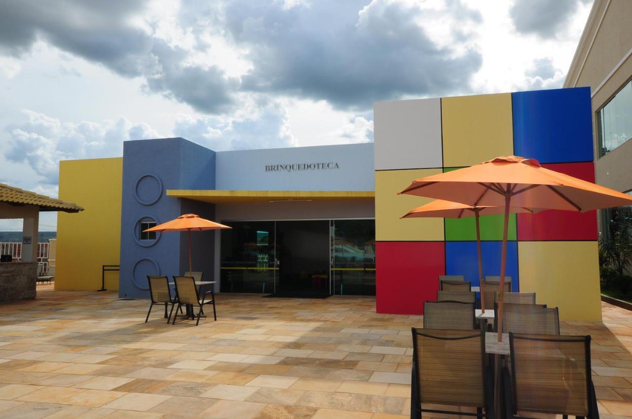 Lacqua diRoma Hotel com Parque Aquático 24 horas Caldas Novas Exterior foto