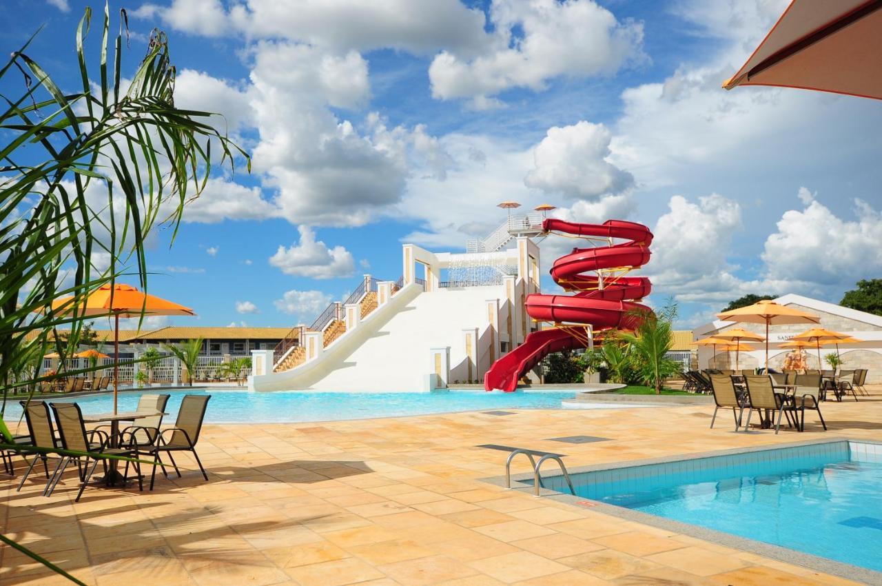 Lacqua diRoma Hotel com Parque Aquático 24 horas Caldas Novas Exterior foto